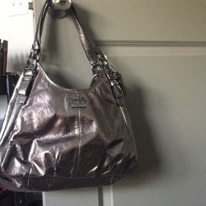 Silver Coach Purse!